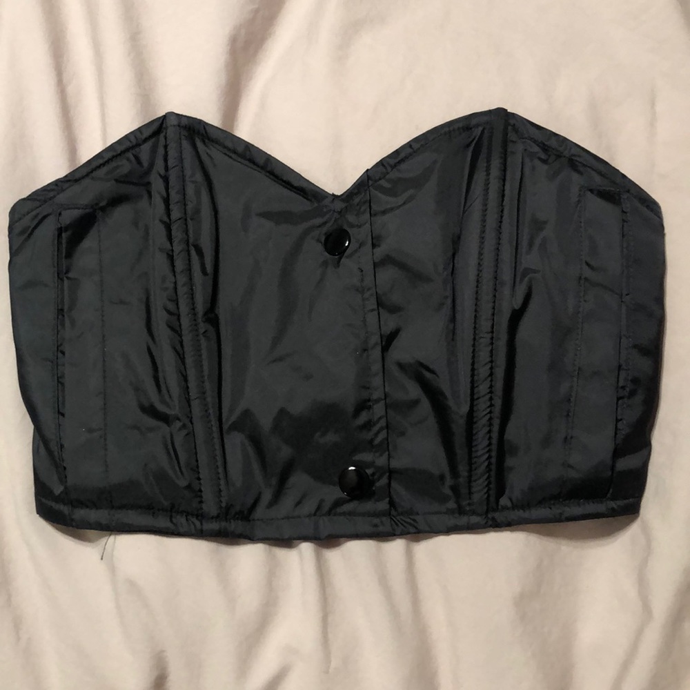 Black corset top size medium